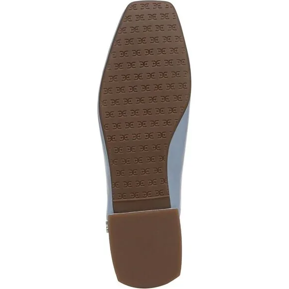 Sam Edelman Women Billow Blue Leather Pull-On Rounded Toe Ballet Flat Shoes - Picture 4 of 6